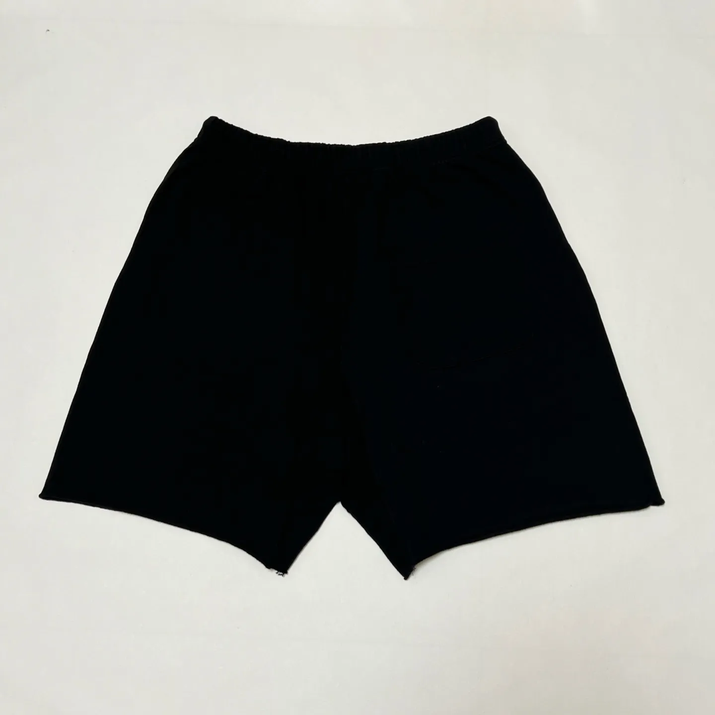 SAINT Mxxxxxx SWEAT SHORTS/RIBON SAINT/BLK pink SAINT LOGO shorts, black S-XL cotton and linen OE yarn fabric, stiff, light, comfortable and breathable, non-locking design, naturally rolled back after water, super handsome version, easy to match, original consistent main mark, wash water mark, little angel anti-counterfeiting mark